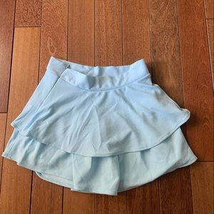 Baby blue skort